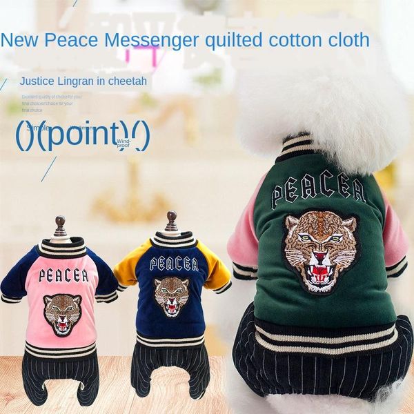 dog apparel clothes winter peace messenger small warm four legs cotton-padded pet clothing
dog apparel clothes winter peace messenger small warm four legs cotton-padded pet clothing