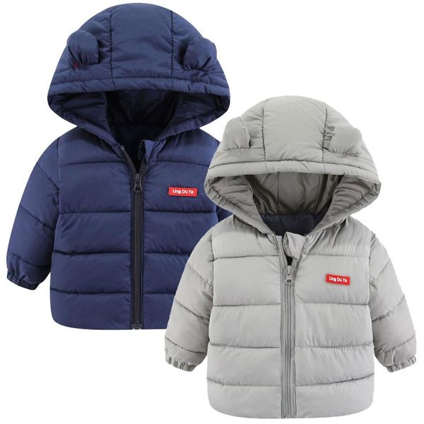 jackets cute baby girls boys jacket kids light down coats with ear hoodie clothes infant children's clothing thick warm windproof coat, Blue;gray
jackets cute baby girls boys jacket kids light down coats with ear hoodie clothes infant children's clothing thick warm windproof coat, Blue;gray