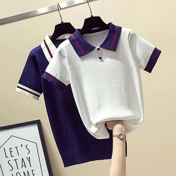 summer fashion korean loose short college sleeve fitknitted women sleeved t shirt seeved women's t-shirt, White
summer fashion korean loose short college sleeve fitknitted women sleeved t shirt seeved women's t-shirt, White