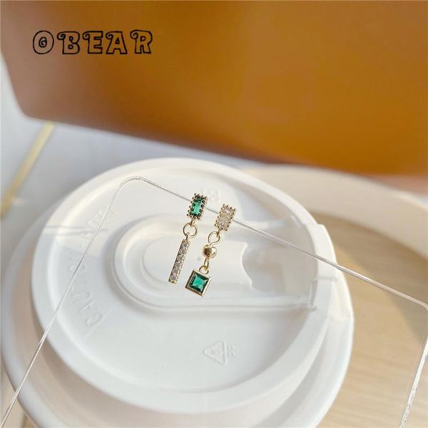 stud obear 14k real gold plating retro asymmetric green crystal earrings women noble elegant all-match jewelry, Golden;silver
stud obear 14k real gold plating retro asymmetric green crystal earrings women noble elegant all-match jewelry, Golden;silver