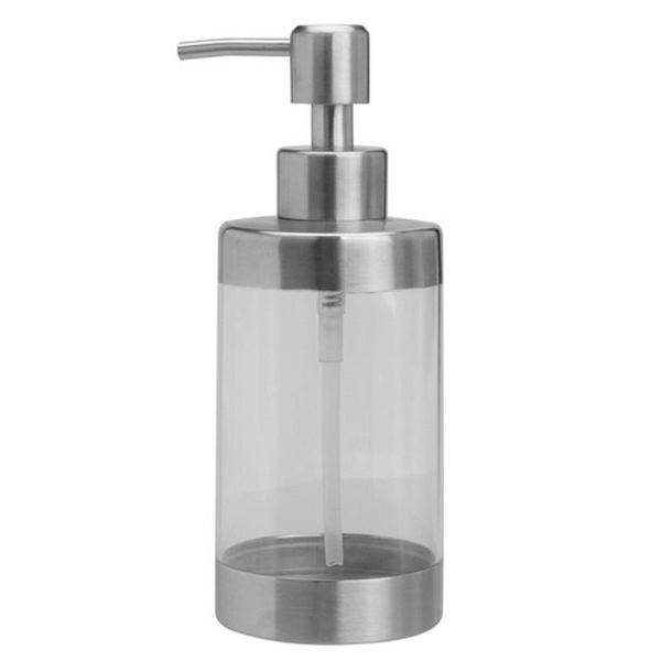 liquid soap dispenser 350ml stainless steel bottle transparent shampoo lotion container pump bathroom fixture hardware
liquid soap dispenser 350ml stainless steel bottle transparent shampoo lotion container pump bathroom fixture hardware