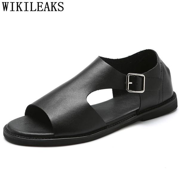 sandals beach gladiator for men summer shoes italian casual mens genuine leather fashion designer, Black
sandals beach gladiator for men summer shoes italian casual mens genuine leather fashion designer, Black