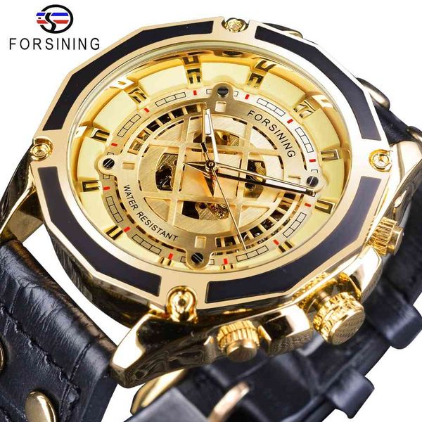 forsining half skeleton golden 2019 new design unique dial black military genuine leather mens automatic watch brand luxury1, Slivery;brown
forsining half skeleton golden 2019 new design unique dial black military genuine leather mens automatic watch brand luxury1, Slivery;brown