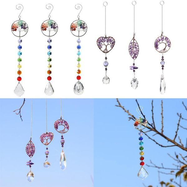 28cm creative wind chime colorful diy crystal beads rainbow pendant handcraft suncatcher for home decoration window ornament decorative obje
28cm creative wind chime colorful diy crystal beads rainbow pendant handcraft suncatcher for home decoration window ornament decorative obje