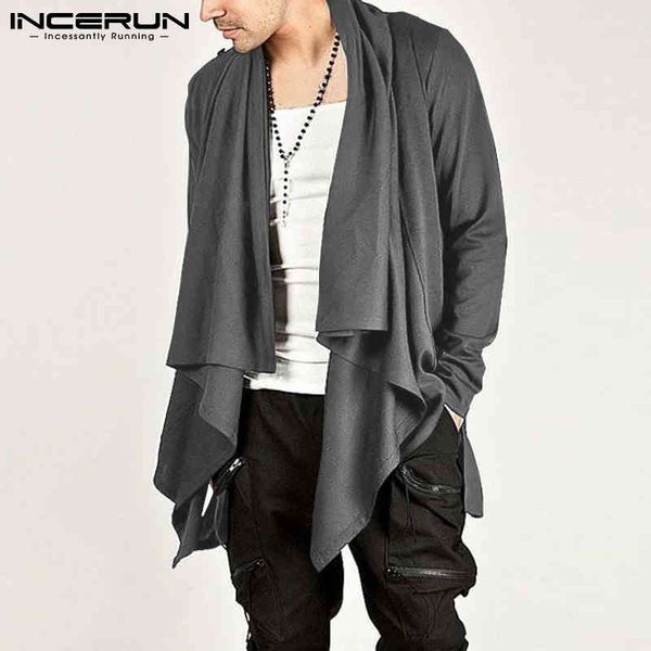 incerun irregular coat with pocket, one button long sve raincoat, street cloth, outdoor cloth 7, autumn, 2021, Tan;black
incerun irregular coat with pocket, one button long sve raincoat, street cloth, outdoor cloth 7, autumn, 2021, Tan;black
