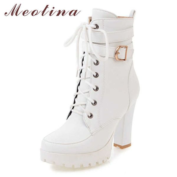 meotina winter ankle boots women boots zipper block heels short boots buckle extreme high heel shoes ladies white big size 34-43 210608, Black
meotina winter ankle boots women boots zipper block heels short boots buckle extreme high heel shoes ladies white big size 34-43 210608, Black