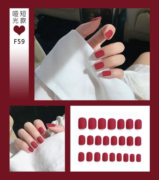 false nails press on full cover manicure tool detachable matte short square head nail tips fake wearable, Red;gold
false nails press on full cover manicure tool detachable matte short square head nail tips fake wearable, Red;gold
