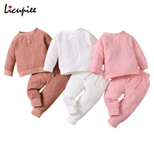 clothing sets 1-5 years 2 pcs infant casual outfits, baby dot print/solid color long sleeve round neck pullover + tie-up trousers with pocke, White
clothing sets 1-5 years 2 pcs infant casual outfits, baby dot print/solid color long sleeve round neck pullover + tie-up trousers with pocke, White