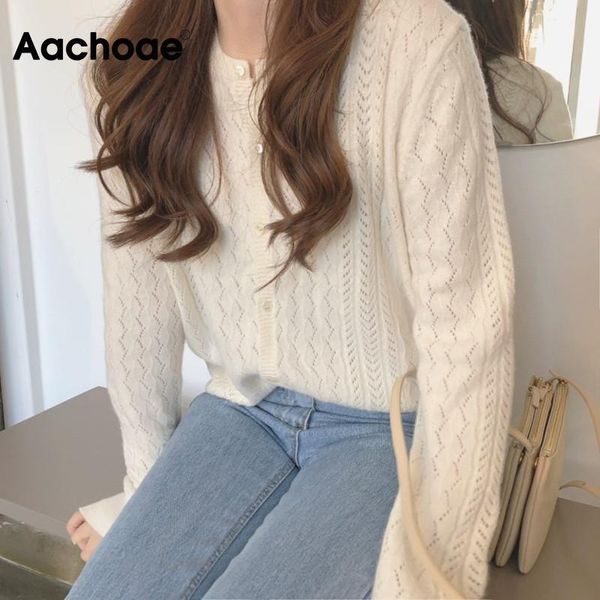 women's knits & tees aachoae women elegant o neck sweater hollow out cardigan long sleeve chic knitted cardigans single breasted outerw, White
women's knits & tees aachoae women elegant o neck sweater hollow out cardigan long sleeve chic knitted cardigans single breasted outerw, White