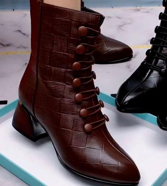 boots leather high heel women shoes woman booties vintage ethic shoe chaussures femme zapatos mujer sapato sa1255, Black
boots leather high heel women shoes woman booties vintage ethic shoe chaussures femme zapatos mujer sapato sa1255, Black