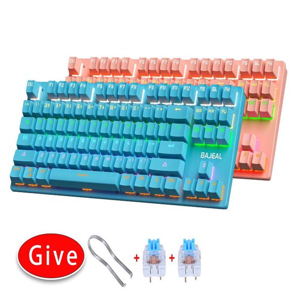 keyboards k300 wired gaming mechanical keyboard 87 keys blue switch usb backlit tenkeyless tkl for pc gamer computer accessories
keyboards k300 wired gaming mechanical keyboard 87 keys blue switch usb backlit tenkeyless tkl for pc gamer computer accessories