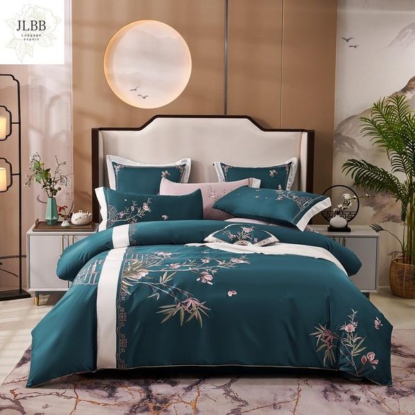bedding sets chinese style embroidery bamboo rhyme 100s satin egyptian cotton set duvet cover bed sheet fitted pillowcases
bedding sets chinese style embroidery bamboo rhyme 100s satin egyptian cotton set duvet cover bed sheet fitted pillowcases