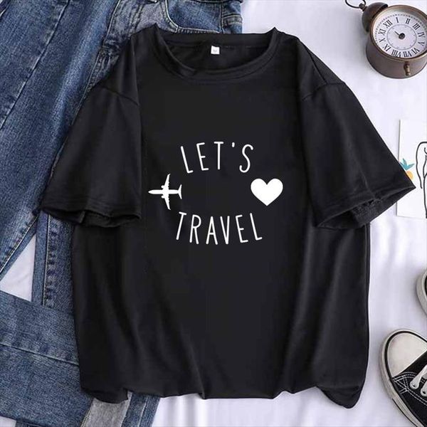 lets travel airplan funny cartoon womens t shirts black casual kawaii hipster lip tees female harajuku girl ship, White
lets travel airplan funny cartoon womens t shirts black casual kawaii hipster lip tees female harajuku girl ship, White