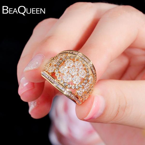 wedding rings beaqueen round cubic zircon stones micro paved flower shape big women finger gold bridal jewelry for engagement party r096, Slivery;golden
wedding rings beaqueen round cubic zircon stones micro paved flower shape big women finger gold bridal jewelry for engagement party r096, Slivery;golden
