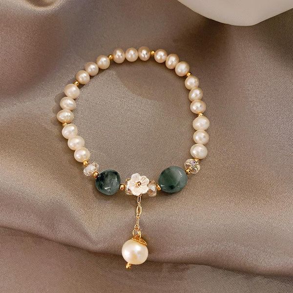 beaded, strands 1 pcs bracelet women imitation pearl with flower decor single layer stone wrist jewelry gift for girls hand decoration, Black
beaded, strands 1 pcs bracelet women imitation pearl with flower decor single layer stone wrist jewelry gift for girls hand decoration, Black