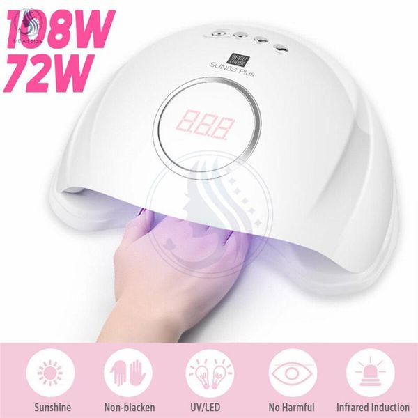 nail dryers sun5 max sun5s plus 72/108w led lamp dryer 24/36 leds uv ice for drying gel polish timer auto sensor manicure tools
nail dryers sun5 max sun5s plus 72/108w led lamp dryer 24/36 leds uv ice for drying gel polish timer auto sensor manicure tools