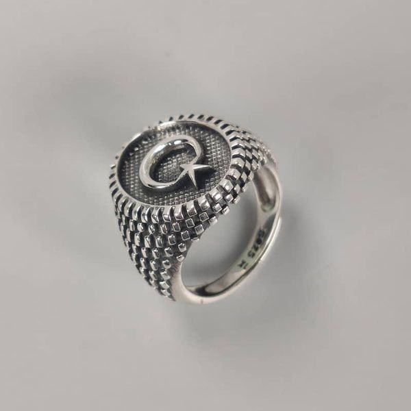 cluster rings fine jewelry elaborate 925 sterling silver star moon christmas gift punk hip hop party men  ringsÂ, Golden;silver
cluster rings fine jewelry elaborate 925 sterling silver star moon christmas gift punk hip hop party men  ringsÂ, Golden;silver
