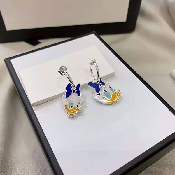 20 s925 silver percha decoration color enamel duck earrings female gift, Golden
20 s925 silver percha decoration color enamel duck earrings female gift, Golden