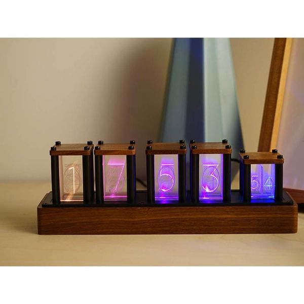 time tube glow adjustable quasi-glow clock led digital solid wood chinese night light bar atmosphere brightness desk & table clocks
time tube glow adjustable quasi-glow clock led digital solid wood chinese night light bar atmosphere brightness desk & table clocks