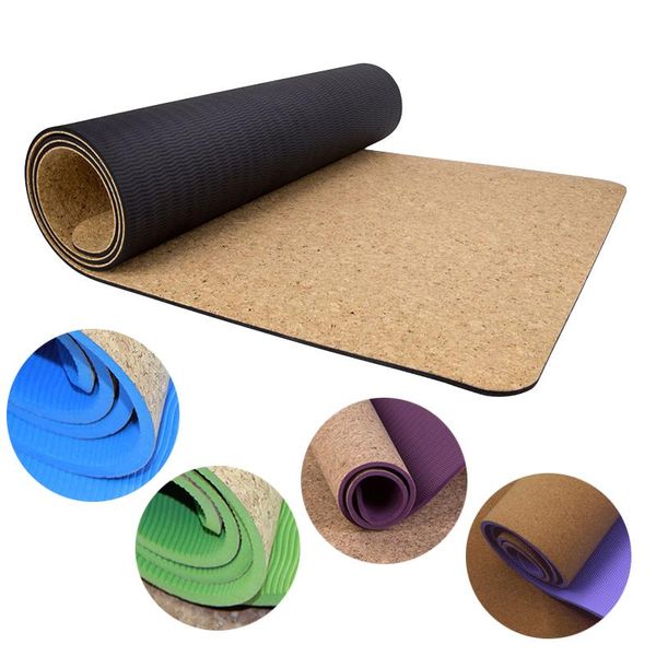 yoga mats natural cork mat composite tpe gym sports pads 6mm pilates exercise non-slip 72 *24 inch tasteless
yoga mats natural cork mat composite tpe gym sports pads 6mm pilates exercise non-slip 72 *24 inch tasteless
