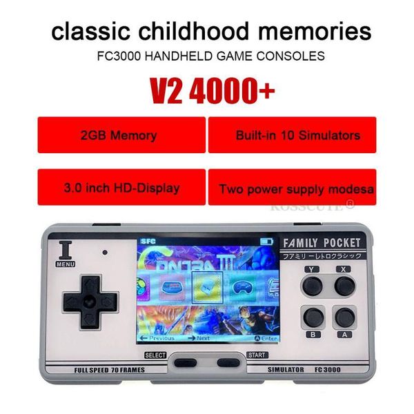 portable game players built in 5000 fc3000 v2 handheld pocket console retro video classic support 10 simulator
portable game players built in 5000 fc3000 v2 handheld pocket console retro video classic support 10 simulator