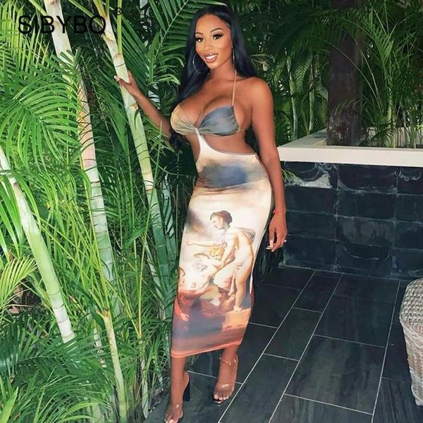 sibybo vintage muse print long dress women sleeveless halter bodycon dresses female streetwear outfits backless party vestidos casual, Black;gray
sibybo vintage muse print long dress women sleeveless halter bodycon dresses female streetwear outfits backless party vestidos casual, Black;gray
