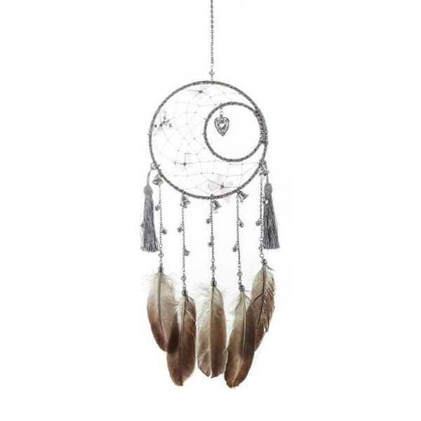 handmade dream catcher net with feathers wall hanging dreamcatcher craft gift christmas decoration for home-65cm decorative objects & figuri
handmade dream catcher net with feathers wall hanging dreamcatcher craft gift christmas decoration for home-65cm decorative objects & figuri