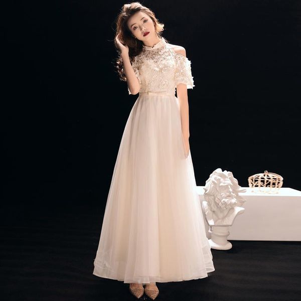 ethnic clothing flower appliques cheongsam halter bowknot sashes qipao mesh pleated prom party dress gown perspective back zipper vesti, Red
ethnic clothing flower appliques cheongsam halter bowknot sashes qipao mesh pleated prom party dress gown perspective back zipper vesti, Red