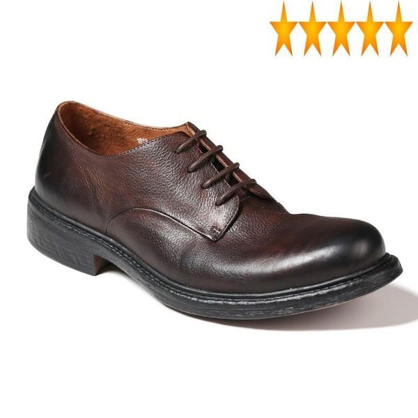 dress shoes round vintage mens lace up toe work autumn cowhide genuine leather retro business man formal chaussure homme, Black
dress shoes round vintage mens lace up toe work autumn cowhide genuine leather retro business man formal chaussure homme, Black