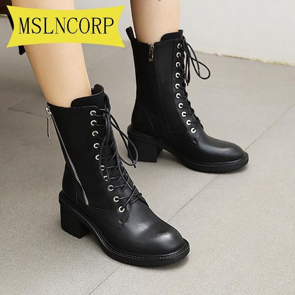 boots plus size 34-40 leather women shoes thick sole lace up autumn winter short ankle for motorcycle bootsr spring, Black
boots plus size 34-40 leather women shoes thick sole lace up autumn winter short ankle for motorcycle bootsr spring, Black