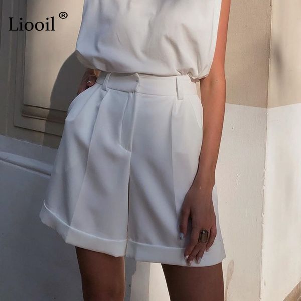 shorts white suit shorts women 2021 straight leg mid waist with zipper button pockets ladies summer clothes casual loose short pants yqeh, White;black
shorts white suit shorts women 2021 straight leg mid waist with zipper button pockets ladies summer clothes casual loose short pants yqeh, White;black