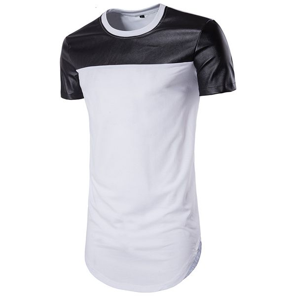 men's t-shirts camiseta masculina de verão, casual, manga curta, slim, moda, bainha curvada, couro, costura, rua, hip hop, camiseta ext, White;black
men's t-shirts camiseta masculina de verão, casual, manga curta, slim, moda, bainha curvada, couro, costura, rua, hip hop, camiseta ext, White;black