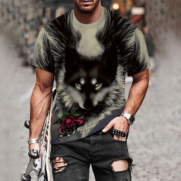 men's t-shirts style wolf print 3d printing jacket, all-match slim short-sleeved street outdoor t-shirt#g30, White;black
men's t-shirts style wolf print 3d printing jacket, all-match slim short-sleeved street outdoor t-shirt#g30, White;black