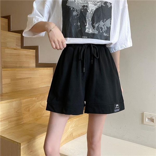 women's shorts 2569 women korean version of the high-waisted thin casual, White;black
women's shorts 2569 women korean version of the high-waisted thin casual, White;black