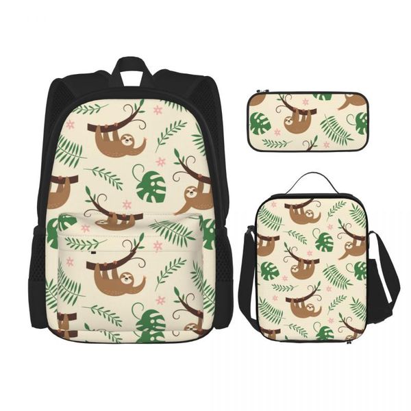 school bags backpack pencil bag lunch pack three pieces for boys/girls back-to-school giftcute cartoon sloth plush
school bags backpack pencil bag lunch pack three pieces for boys/girls back-to-school giftcute cartoon sloth plush
