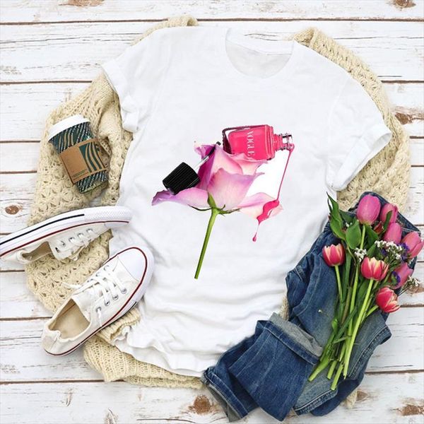 graphic 3d fingernail flower women t shirts floral print summer clothes womens clothing tee female, White
graphic 3d fingernail flower women t shirts floral print summer clothes womens clothing tee female, White