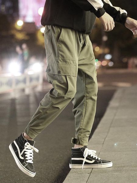 men's pants workwear spring and autumn ankle-length korean style thin trendy casual summer mens clothing, Black
men's pants workwear spring and autumn ankle-length korean style thin trendy casual summer mens clothing, Black