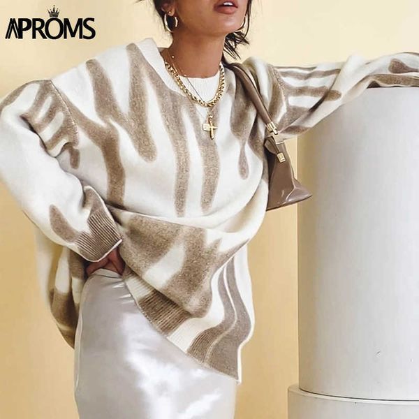 aproms korean fashion khaki stripes print loose sweaters women winter hip-pop oversized long pullovers streetwear outerwear 210714, White;black
aproms korean fashion khaki stripes print loose sweaters women winter hip-pop oversized long pullovers streetwear outerwear 210714, White;black