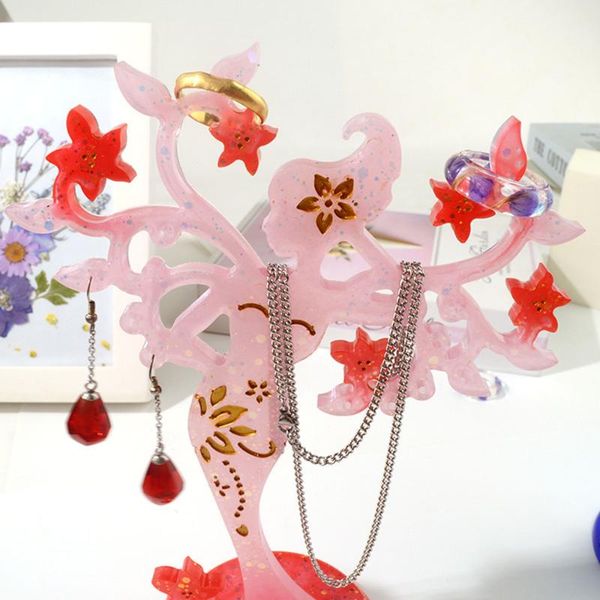 jewelry pouches, bags diy craft human shape display shelf pendant earring necklace show stand rack resina silicone for epoxy resin, Pink;blue
jewelry pouches, bags diy craft human shape display shelf pendant earring necklace show stand rack resina silicone for epoxy resin, Pink;blue
