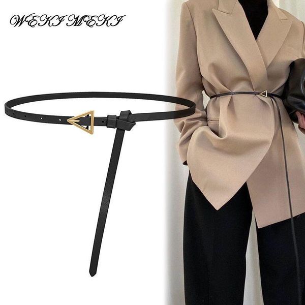 belts design waist for women vintage triangle buckle thin black belt woman trousers decorative waistband dress, Black;brown
belts design waist for women vintage triangle buckle thin black belt woman trousers decorative waistband dress, Black;brown