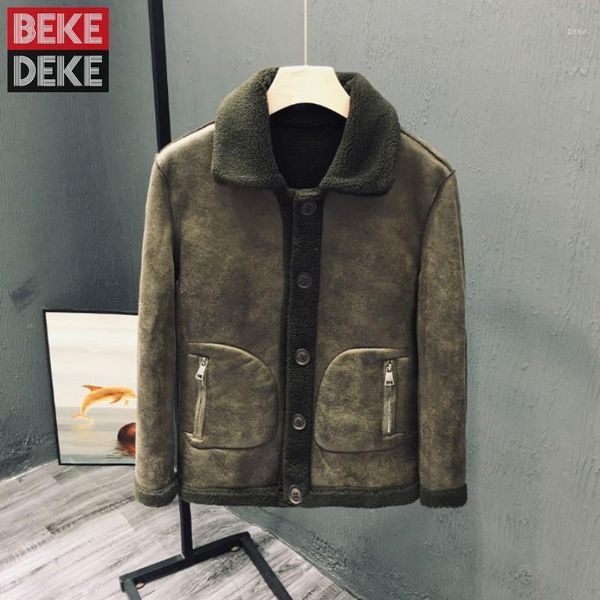 men's jackets autumn winter thicken fleece lining business casual jacket mens turn-down collar single breasted motorcycle coat plus siz, Black;brown
men's jackets autumn winter thicken fleece lining business casual jacket mens turn-down collar single breasted motorcycle coat plus siz, Black;brown