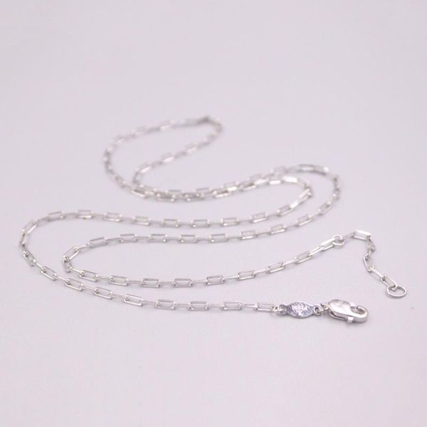 chains real platinum 950 necklace women's cable chain female 2.0mm simple link rectangle 45cm/18inch gift neckalce jewellery, Silver
chains real platinum 950 necklace women's cable chain female 2.0mm simple link rectangle 45cm/18inch gift neckalce jewellery, Silver