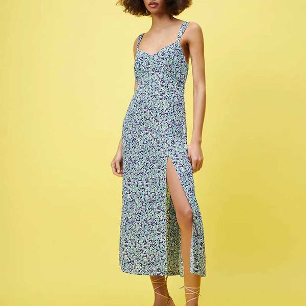 dress za summer fashion small floral pastoral style tube strap women dress casual chic street print 210601, Black;gray
dress za summer fashion small floral pastoral style tube strap women dress casual chic street print 210601, Black;gray