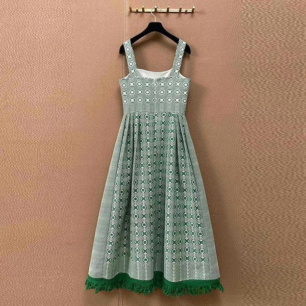 casual dresses quality green high women runway fashion spaghetti strap geometric print tasell long elegant spring summer dress, Black;gray
casual dresses quality green high women runway fashion spaghetti strap geometric print tasell long elegant spring summer dress, Black;gray