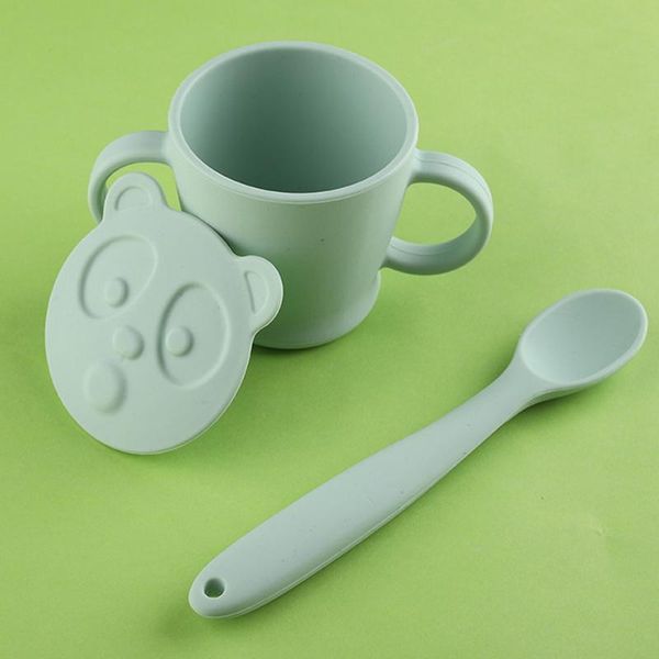 cups & saucers 140ml silicone baby children's feeding cup with spoon learn to drink leak-proof water
cups & saucers 140ml silicone baby children's feeding cup with spoon learn to drink leak-proof water