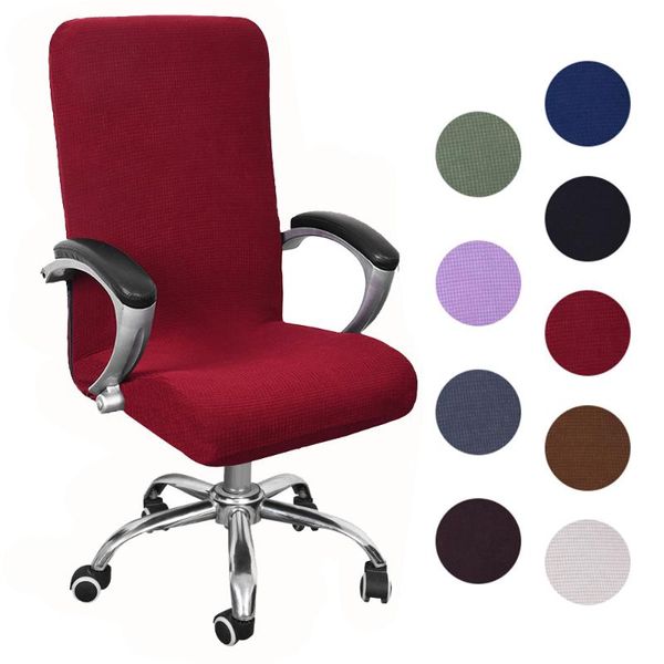 elastic stretch office chair cover spandex fabric boss slipcovers washable dust-proof rotating computer s/m/l covers
elastic stretch office chair cover spandex fabric boss slipcovers washable dust-proof rotating computer s/m/l covers