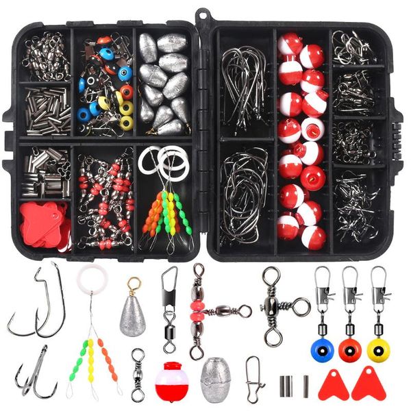 fishing accessories goods with waterproof storage boxes 273pcs hooks sinkers space beans equipment for fisherman
fishing accessories goods with waterproof storage boxes 273pcs hooks sinkers space beans equipment for fisherman