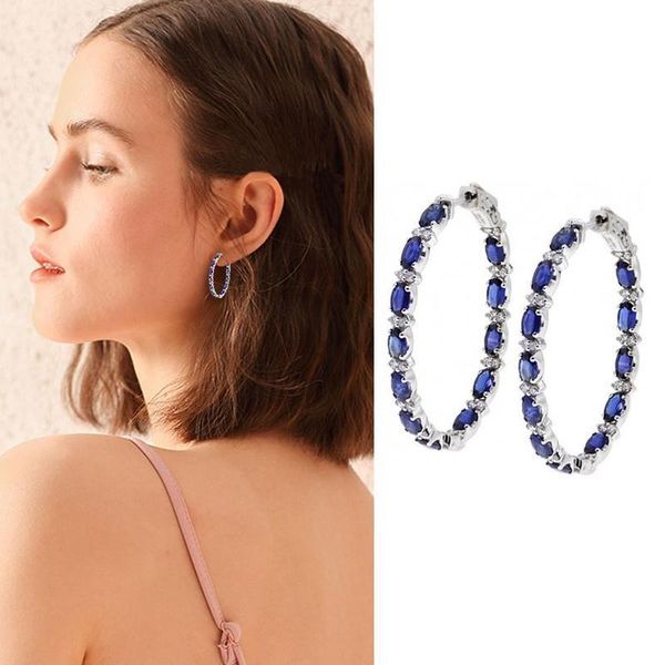 hoop & huggie arrival fashion women earring dazzling blue/white cubic zircon elegant female accessories gifts earrings jewelry, Golden;silver
hoop & huggie arrival fashion women earring dazzling blue/white cubic zircon elegant female accessories gifts earrings jewelry, Golden;silver