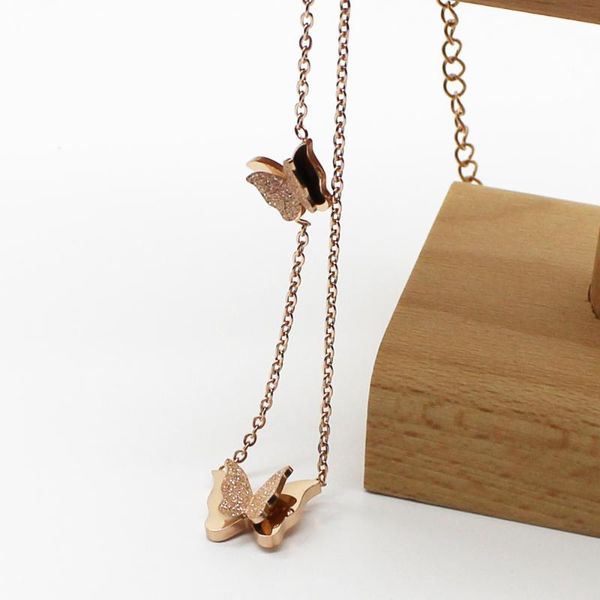 fashion titanium butterfly necklaces rose gold choker 316l stainless steel charming pendant necklace party jewellery colar 2021 chokers, Golden;silver
fashion titanium butterfly necklaces rose gold choker 316l stainless steel charming pendant necklace party jewellery colar 2021 chokers, Golden;silver