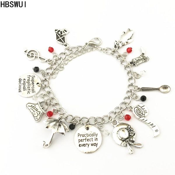 charm bracelets hbswui classic tv movie mary poppins bracelet anime cosplay fashion metal jewelry gifts for woman girl men, Golden;silver
charm bracelets hbswui classic tv movie mary poppins bracelet anime cosplay fashion metal jewelry gifts for woman girl men, Golden;silver